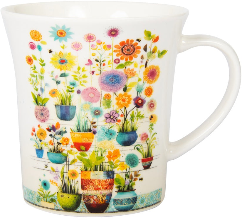 Portfolio Pots Display - Flower Pots China Mug